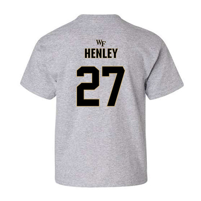 Wake Forest - NCAA Football : Ryan Henley - Fashion Shersey Youth T-Shirt-1