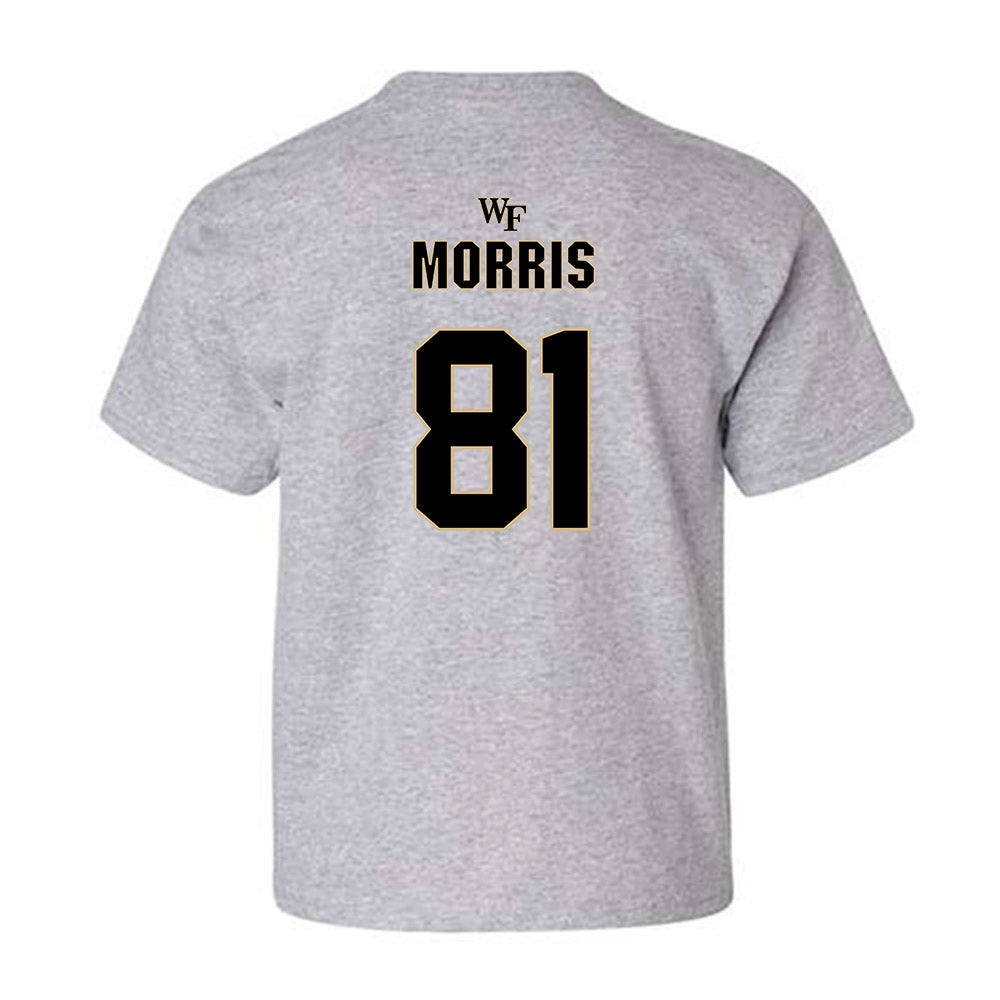 Wake Forest - NCAA Football : Landon Morris - Fashion Shersey Youth T-Shirt-1