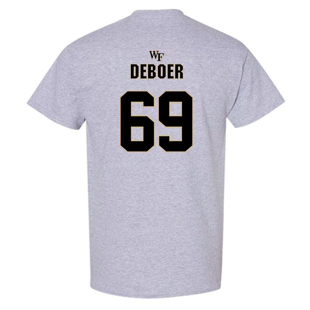 Wake Forest - NCAA Football : Dalton DeBoer - Fashion Shersey T-Shirt-1