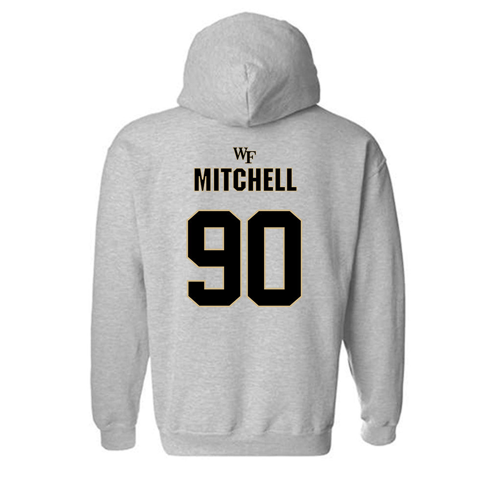 Wake Forest - NCAA Football : Sydir Mitchell - Fashion Shersey Hooded Sweatshirt-1