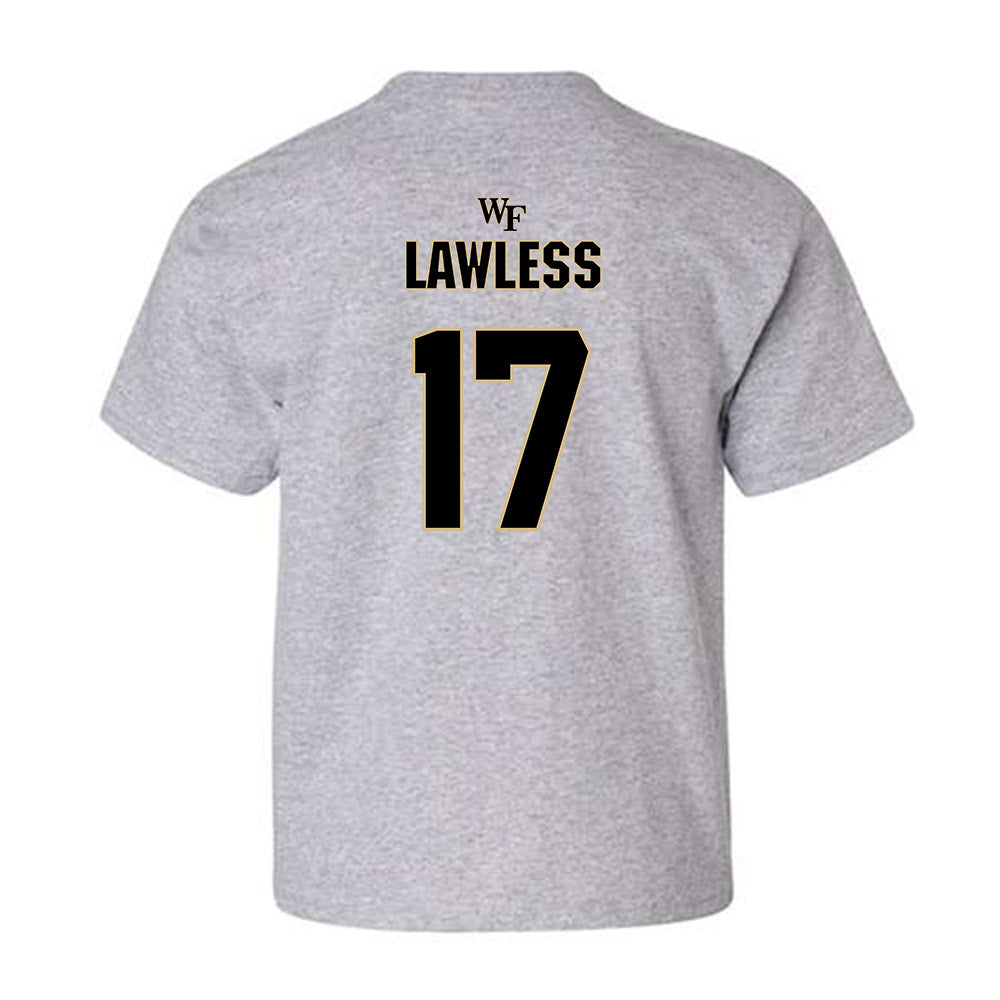 Wake Forest - NCAA Football : Grant Lawless - Fashion Shersey Youth T-Shirt-1