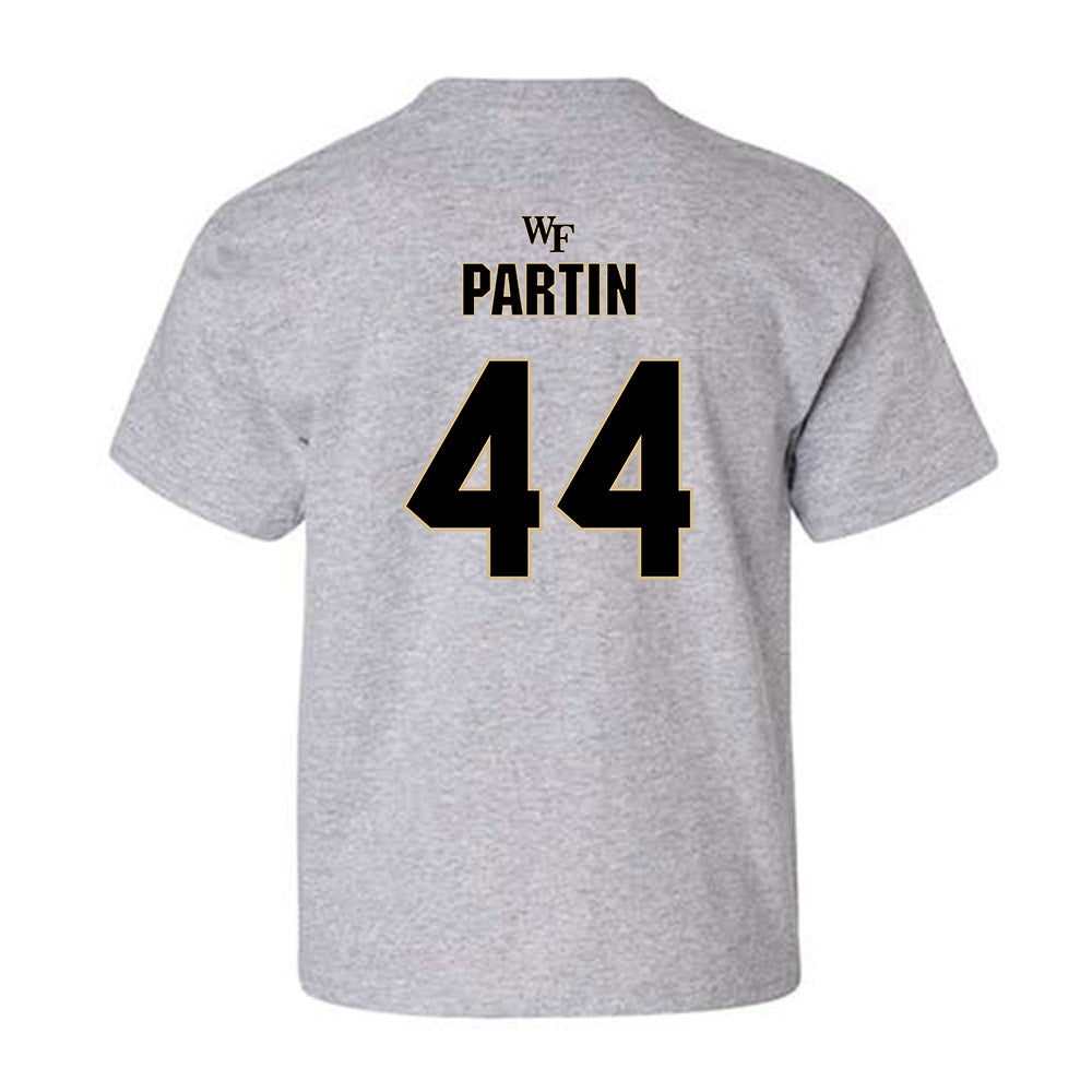 Wake Forest - NCAA Football : Monroe Partin - Fashion Shersey Youth T-Shirt-1
