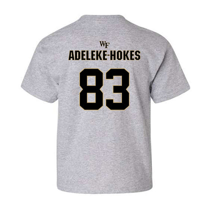Wake Forest - NCAA Football : Kobe Adeleke-Hokes - Fashion Shersey Youth T-Shirt-1