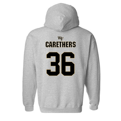 Wake Forest - NCAA Football : Seth Carethers - Fashion Shersey Hooded Sweatshirt-1