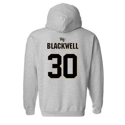 Wake Forest - NCAA Football : Jerron Blackwell - Fashion Shersey Hooded Sweatshirt-1