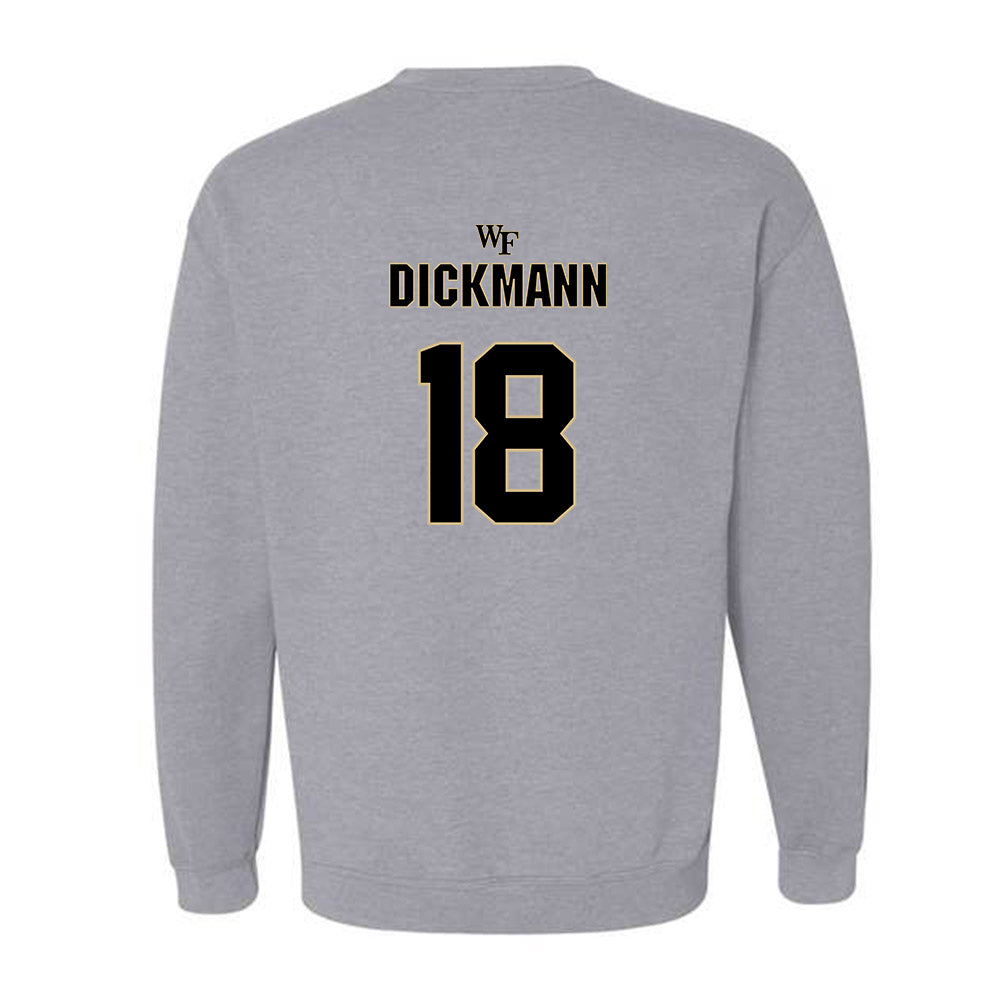Wake Forest - NCAA Football : Drayden Dickmann - Fashion Shersey Crewneck Sweatshirt-1