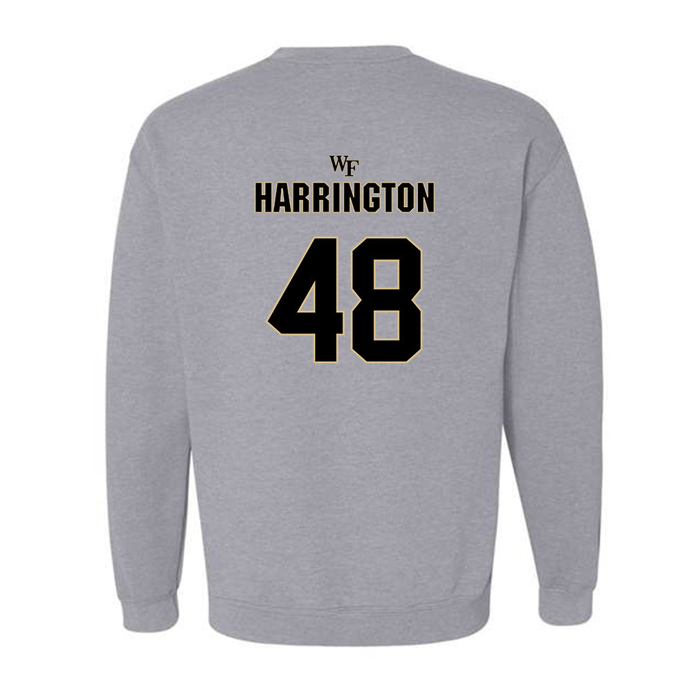 Wake Forest - NCAA Football : Ryan Harrington - Fashion Shersey Crewneck Sweatshirt-1
