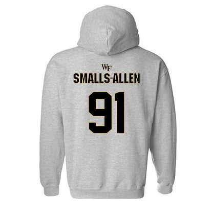 Wake Forest - NCAA Football : Lucas Smalls-Allen - Fashion Shersey Hooded Sweatshirt-1