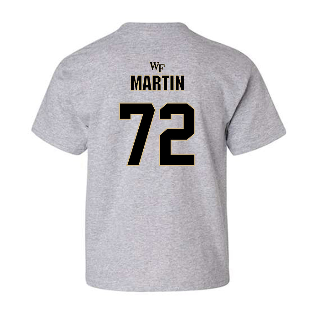 Wake Forest - NCAA Football : Aidan Martin - Fashion Shersey Youth T-Shirt-1