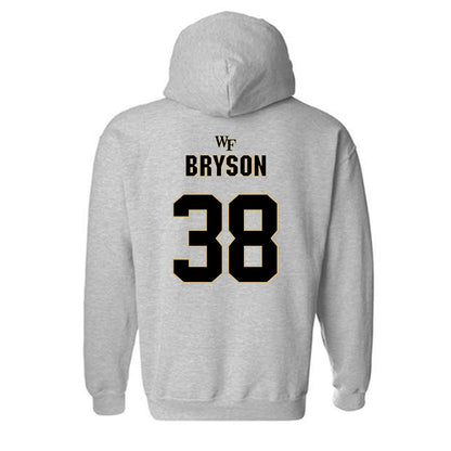 Wake Forest - NCAA Football : Walker Bryson - Fashion Shersey Hooded Sweatshirt-1