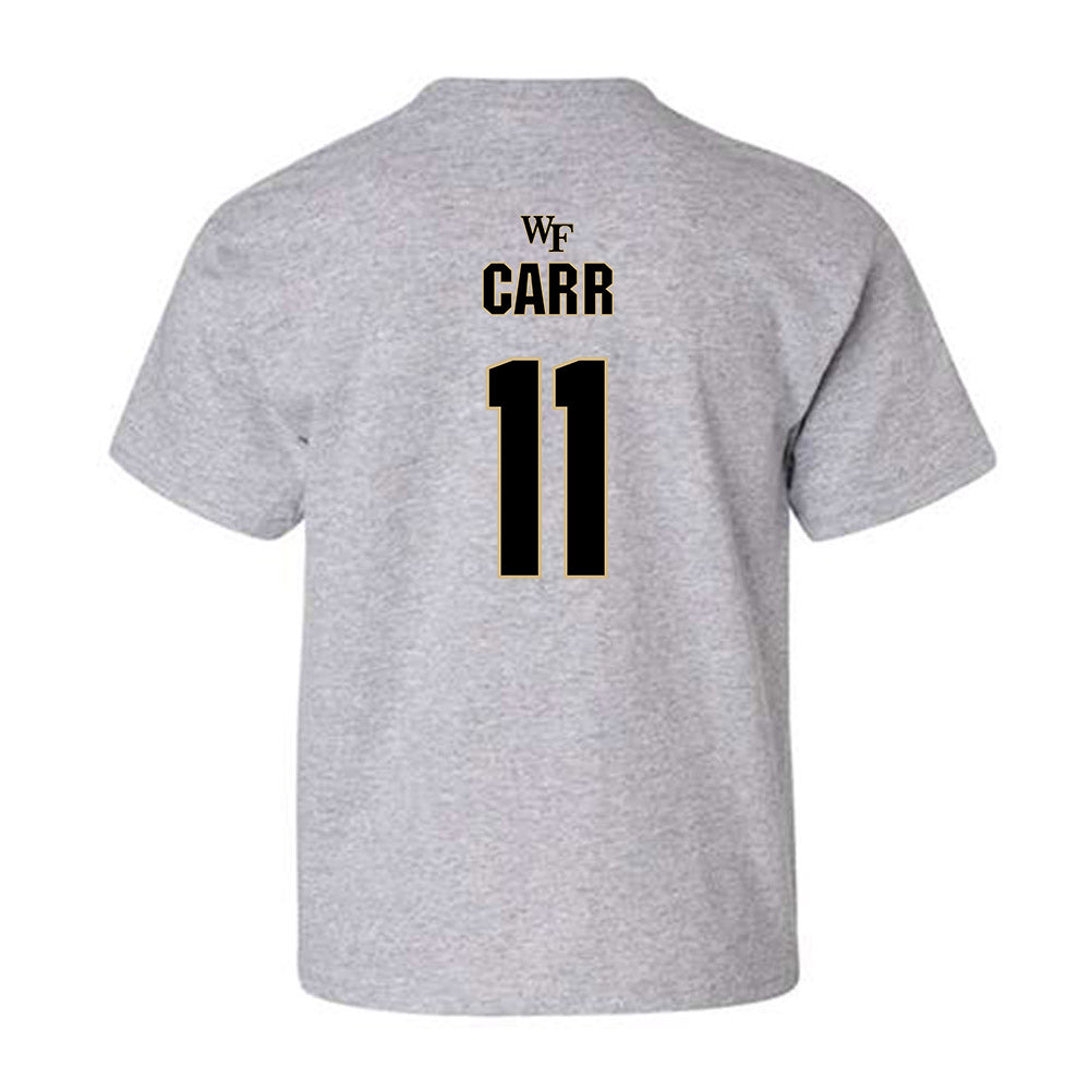 Wake Forest - NCAA Football : Ny Carr - Fashion Shersey Youth T-Shirt-1