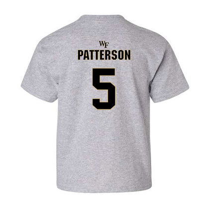 Wake Forest - NCAA Football : Davaughn Patterson - Fashion Shersey Youth T-Shirt-1