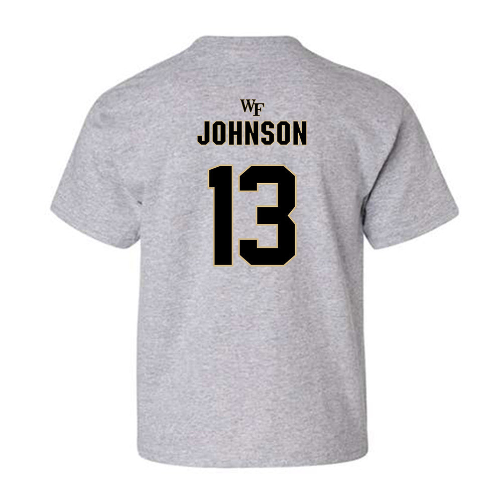 Wake Forest - NCAA Football : Billy Johnson - Fashion Shersey Youth T-Shirt-1