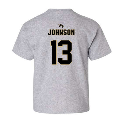 Wake Forest - NCAA Football : Billy Johnson - Fashion Shersey Youth T-Shirt-1