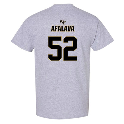 Wake Forest - NCAA Football : Dallas Afalava - Fashion Shersey T-Shirt-1