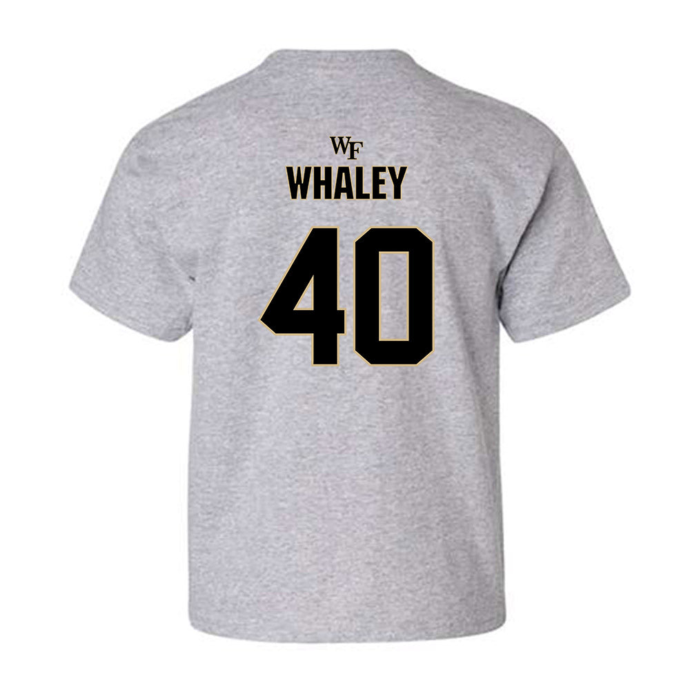 Wake Forest - NCAA Football : Whittman Whaley - Fashion Shersey Youth T-Shirt-1