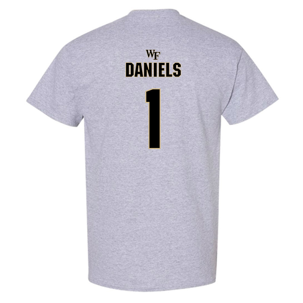 Wake Forest - NCAA Football : Kahnen Daniels - Fashion Shersey T-Shirt-1