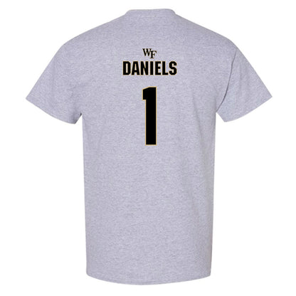 Wake Forest - NCAA Football : Kahnen Daniels - Fashion Shersey T-Shirt-1