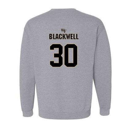 Wake Forest - NCAA Football : Jerron Blackwell - Fashion Shersey Crewneck Sweatshirt-1