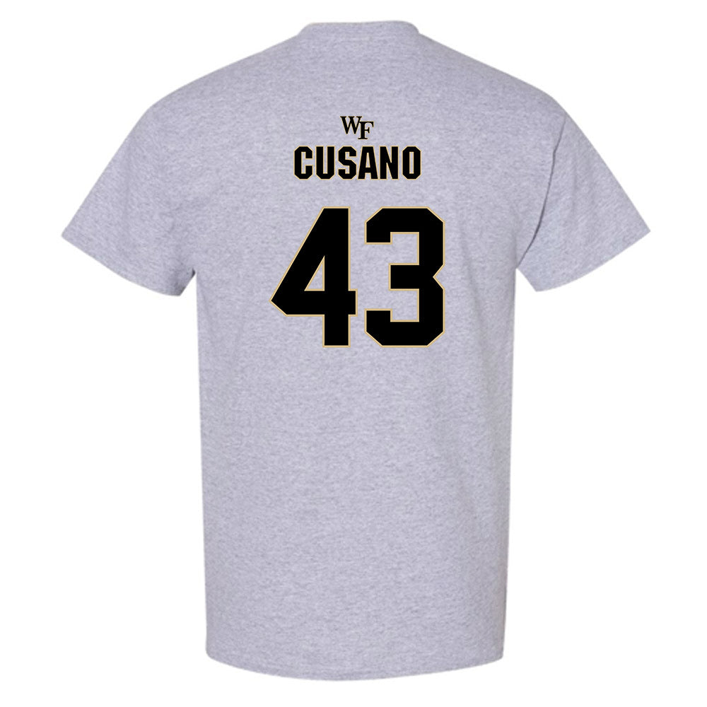 Wake Forest - NCAA Football : Frank Cusano - Fashion Shersey T-Shirt-1