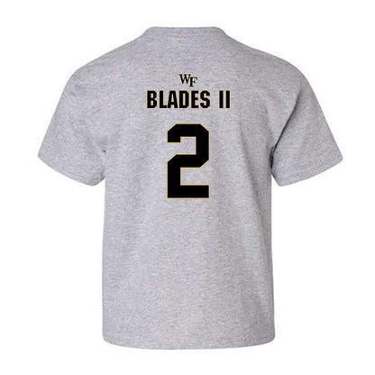 Wake Forest - NCAA Football : Brian Blades II - Fashion Shersey Youth T-Shirt-1