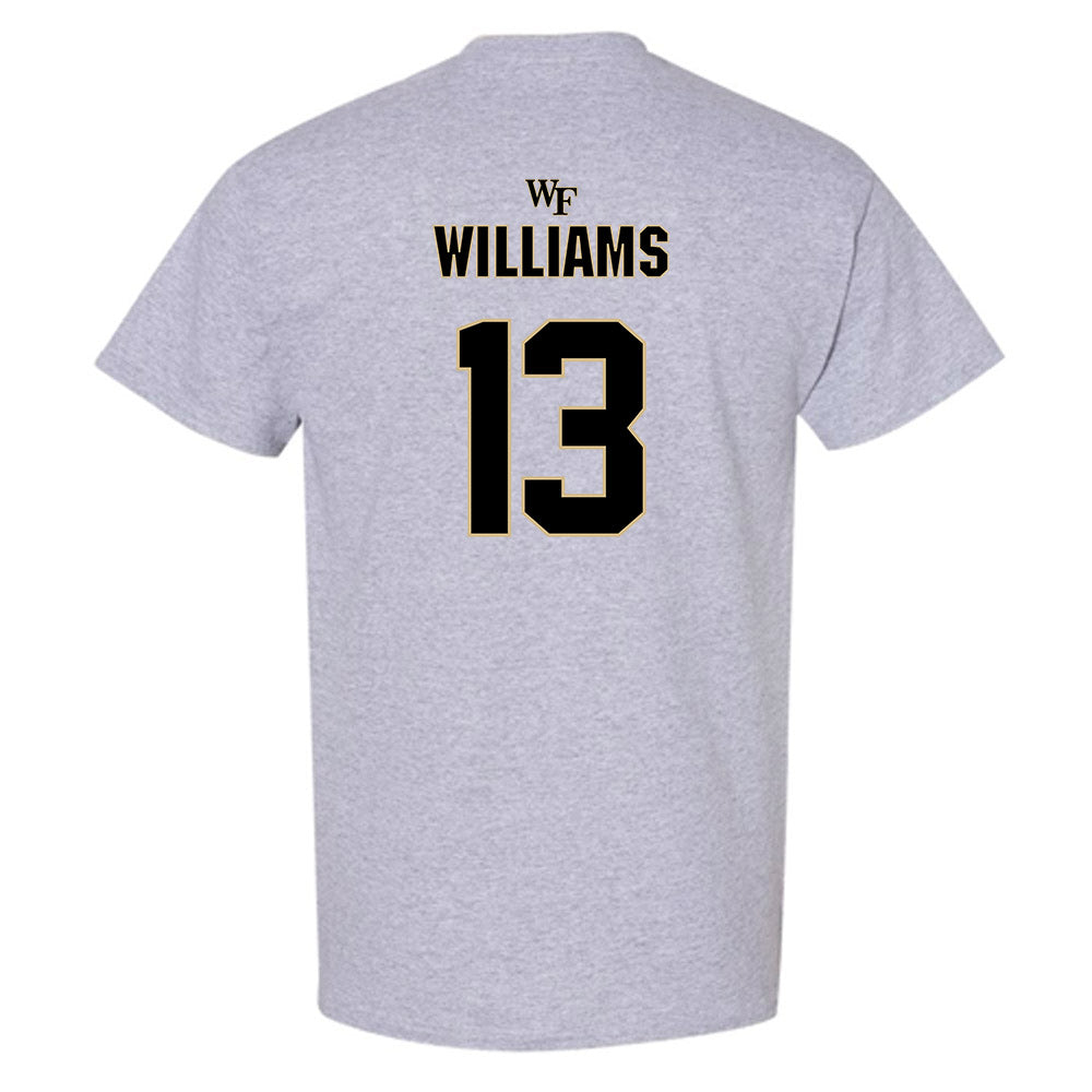 Wake Forest - NCAA Football : Ashaad Williams - Fashion Shersey T-Shirt-1
