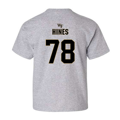 Wake Forest - NCAA Football : Jack Hines - Fashion Shersey Youth T-Shirt-1