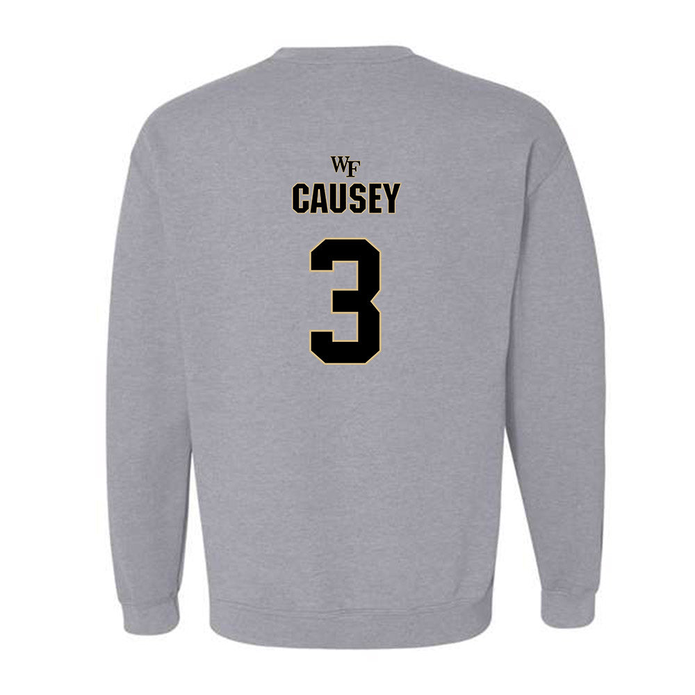 Wake Forest - NCAA Football : Bernard Causey - Fashion Shersey Crewneck Sweatshirt-1