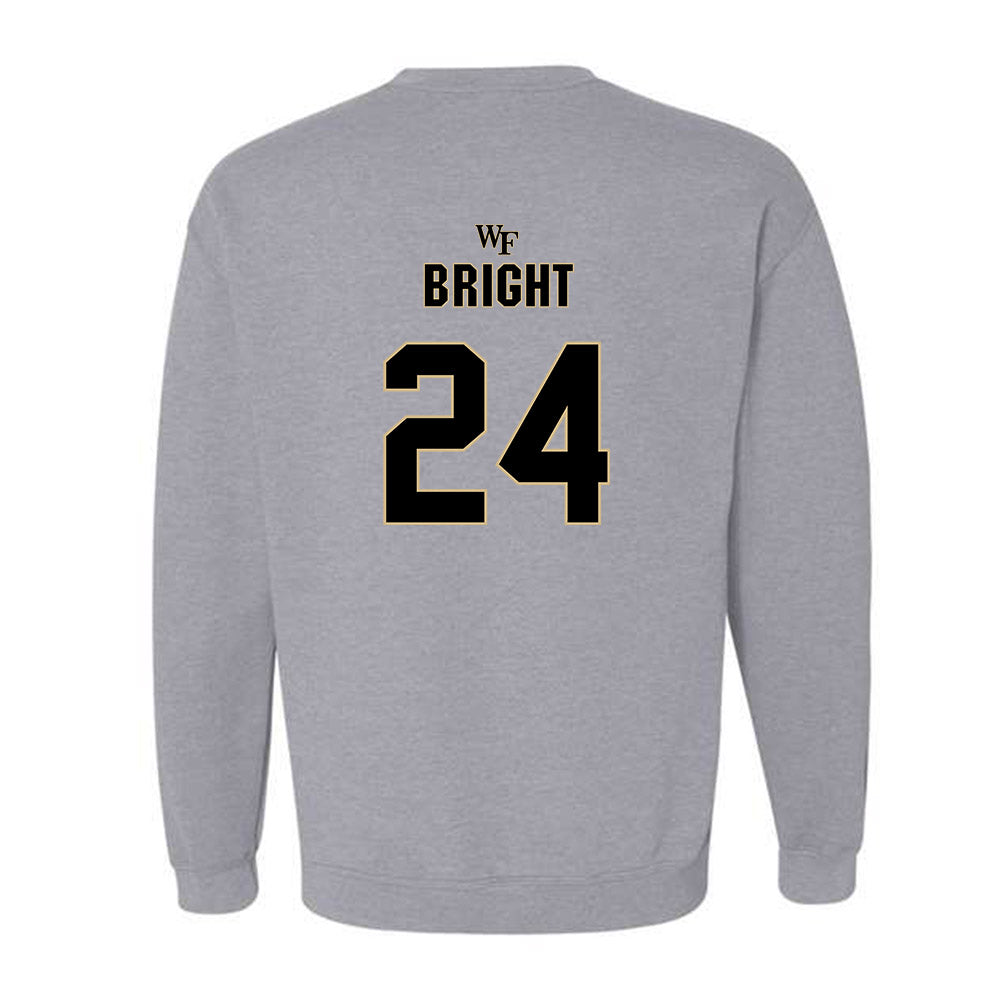 Wake Forest - NCAA Football : Micah Bright - Fashion Shersey Crewneck Sweatshirt-1