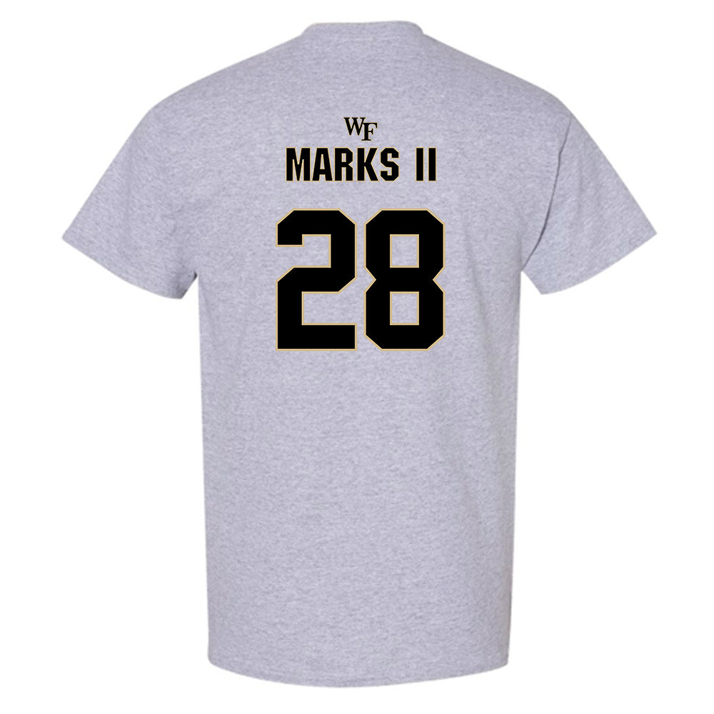 Wake Forest - NCAA Football : Aj Marks II - Fashion Shersey T-Shirt-1