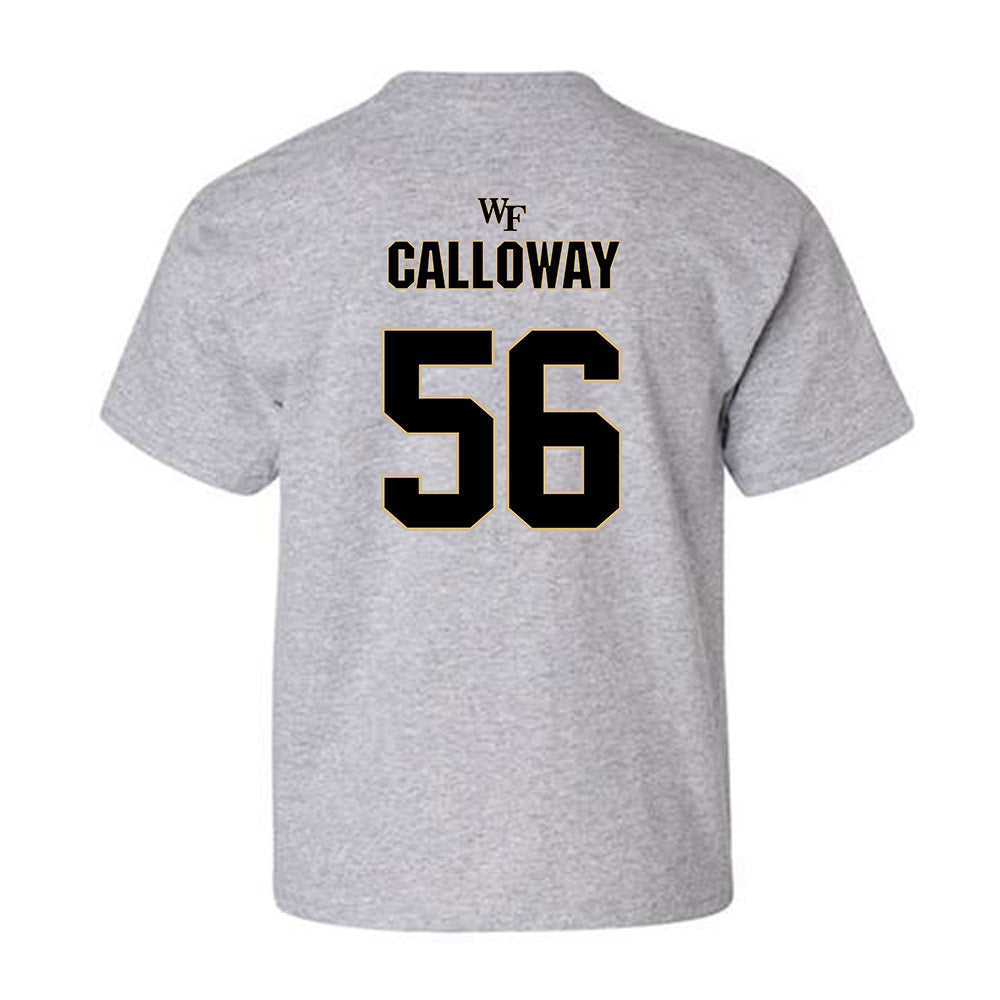 Wake Forest - NCAA Football : Ethan Calloway - Fashion Shersey Youth T-Shirt-1