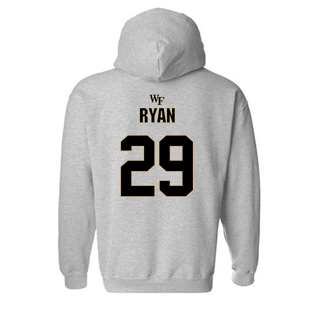 Wake Forest - NCAA Football : Jake Ryan - Fashion Shersey Hooded Sweatshirt-1