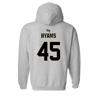 Wake Forest - NCAA Football : Ethan Hyams - Fashion Shersey Hooded Sweatshirt-1