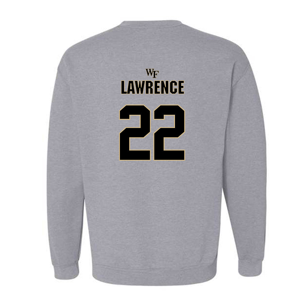 Wake Forest - NCAA Football : Deuce Lawrence - Fashion Shersey Crewneck Sweatshirt-1