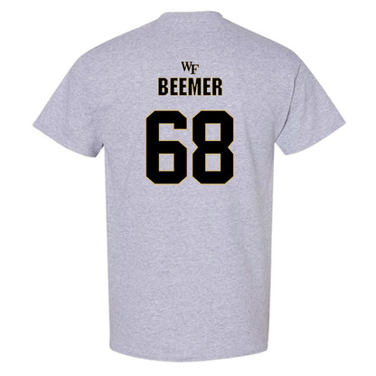 Wake Forest - NCAA Football : Luke Beemer - Fashion Shersey T-Shirt-1