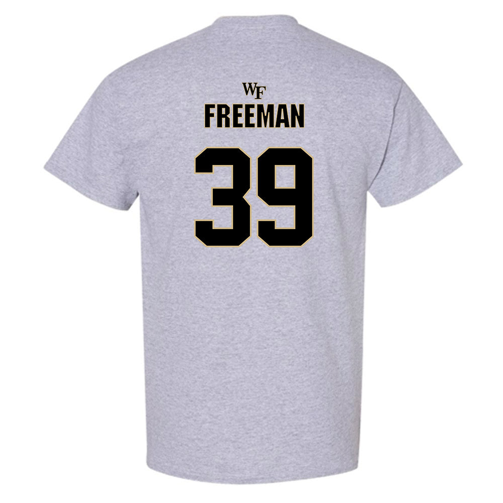 Wake Forest - NCAA Football : Wyatt Freeman - Fashion Shersey T-Shirt-1