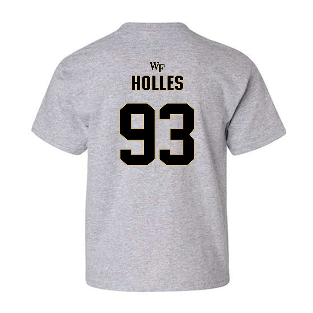 Wake Forest - NCAA Football : Cade Holles - Fashion Shersey Youth T-Shirt-1