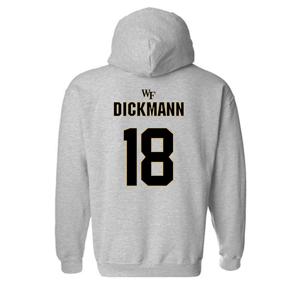 Wake Forest - NCAA Football : Drayden Dickmann - Fashion Shersey Hooded Sweatshirt-1