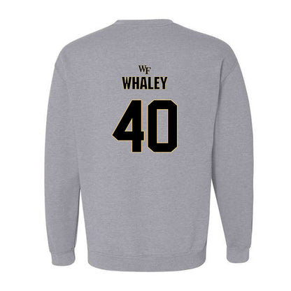 Wake Forest - NCAA Football : Whittman Whaley - Fashion Shersey Crewneck Sweatshirt-1