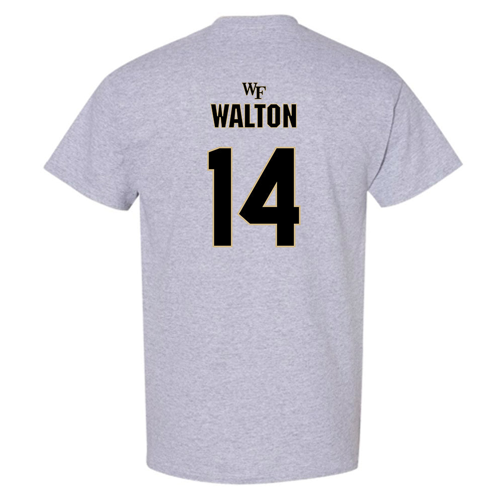 Wake Forest - NCAA Football : Tyler Walton - Fashion Shersey T-Shirt-1