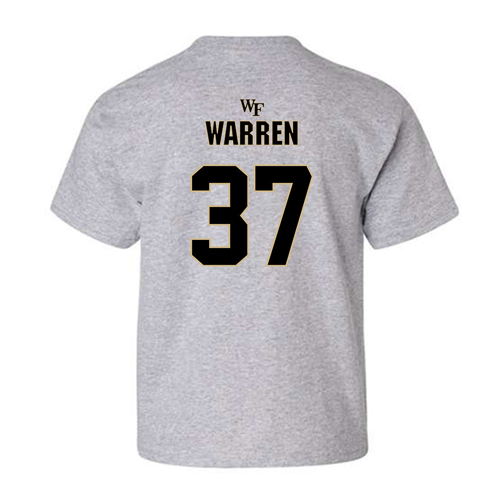Wake Forest - NCAA Football : Larry Warren - Fashion Shersey Youth T-Shirt-1