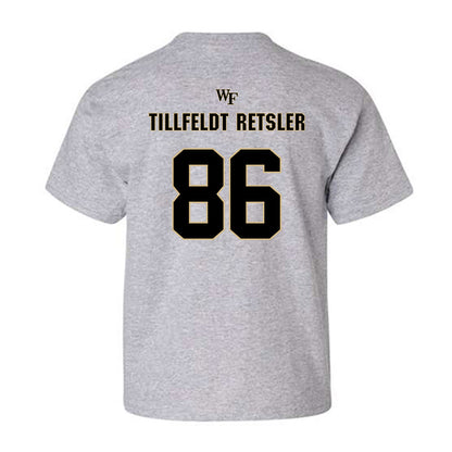 Wake Forest - NCAA Football : Maximilian Tillfeldt Retsler - Fashion Shersey Youth T-Shirt-1