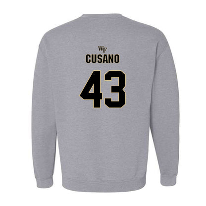 Wake Forest - NCAA Football : Frank Cusano - Fashion Shersey Crewneck Sweatshirt-1