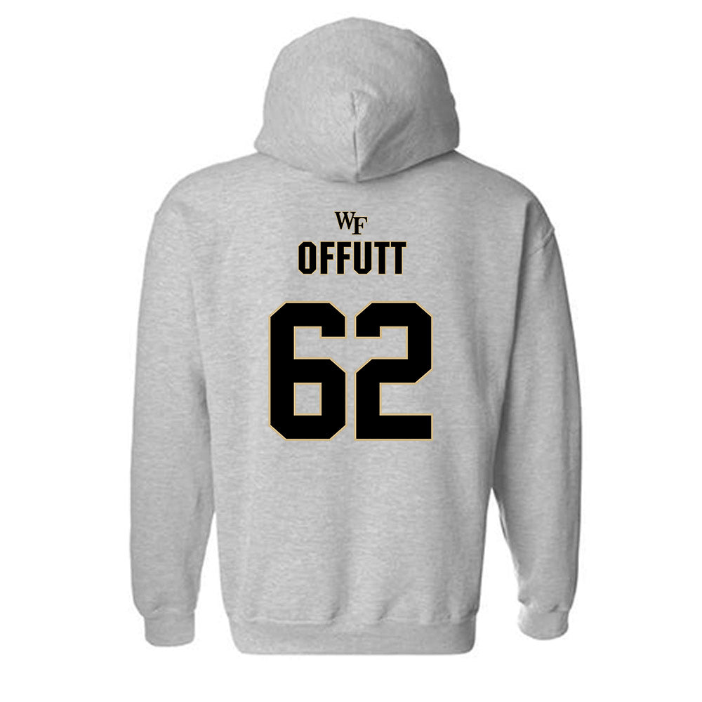 Wake Forest - NCAA Football : Jaishaun Offutt - Fashion Shersey Hooded Sweatshirt-1