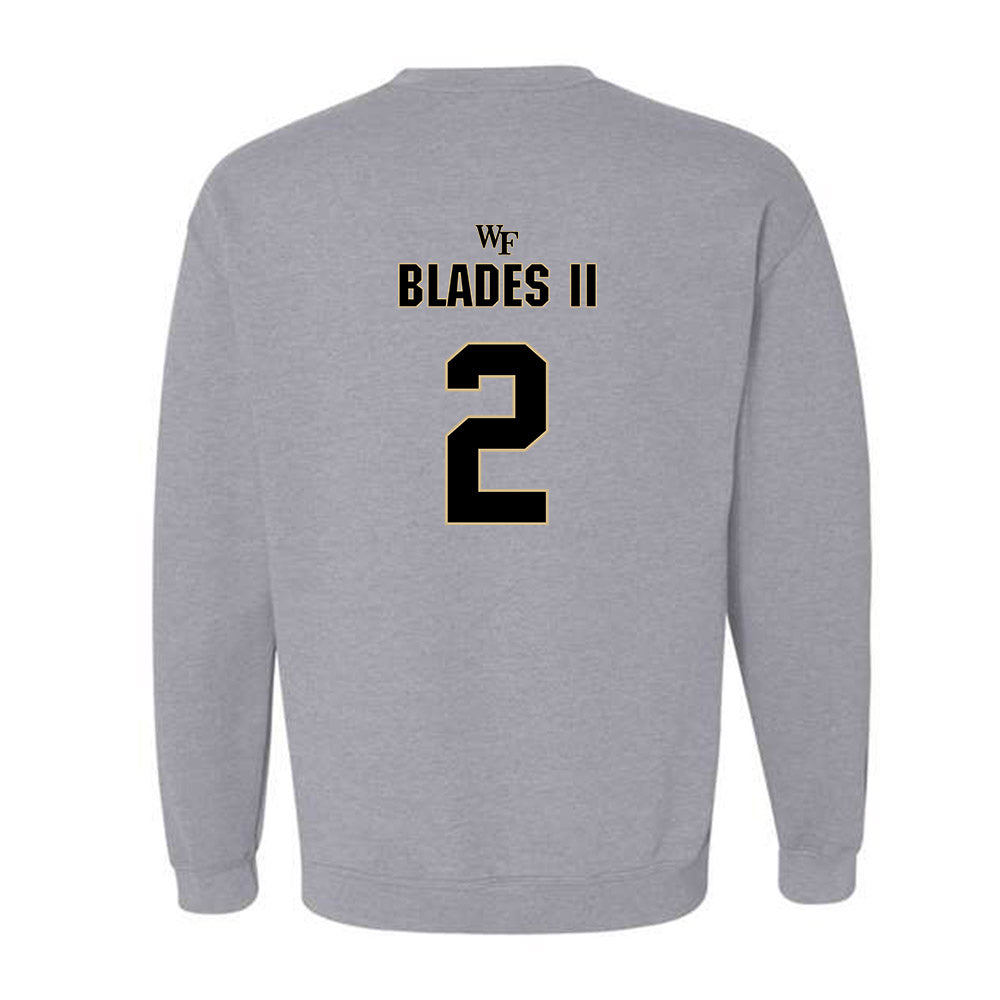Wake Forest - NCAA Football : Brian Blades II - Fashion Shersey Crewneck Sweatshirt-1