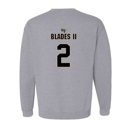 Wake Forest - NCAA Football : Brian Blades II - Fashion Shersey Crewneck Sweatshirt-1