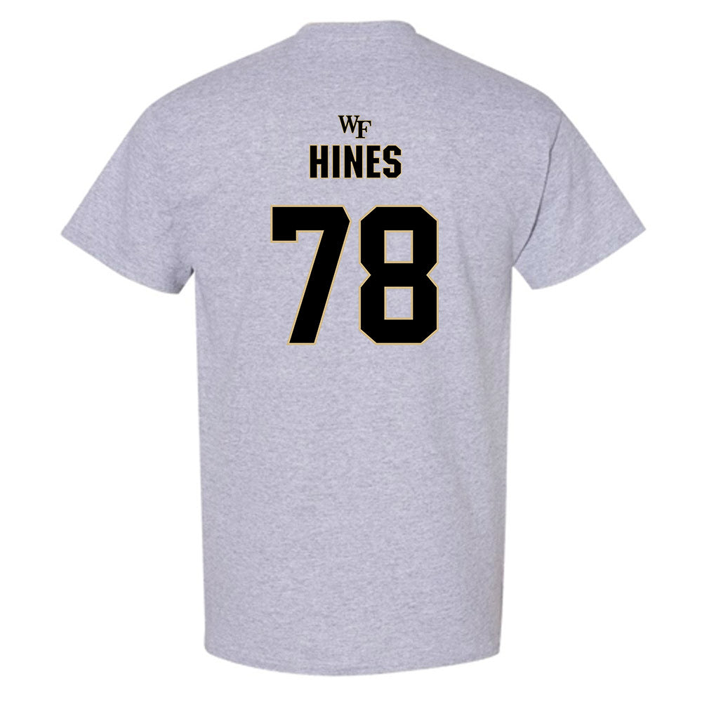 Wake Forest - NCAA Football : Jack Hines - Fashion Shersey T-Shirt-1