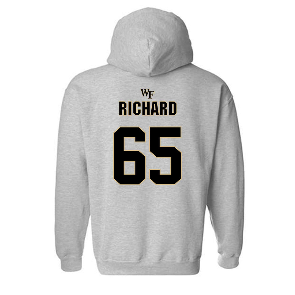 Wake Forest - NCAA Football : Clinton Richard - Fashion Shersey Hooded Sweatshirt-1