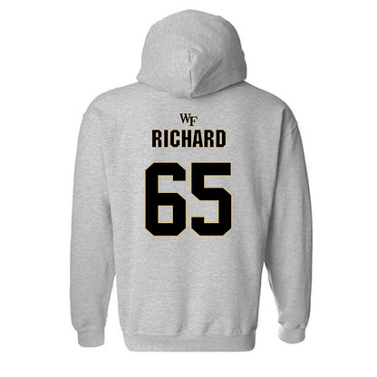 Wake Forest - NCAA Football : Clinton Richard - Fashion Shersey Hooded Sweatshirt-1