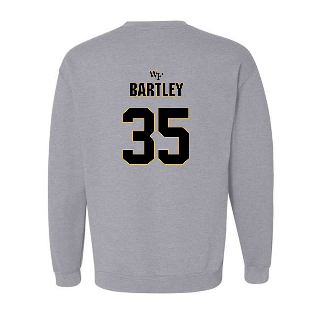 Wake Forest - NCAA Football : Koredell Bartley - Fashion Shersey Crewneck Sweatshirt-1